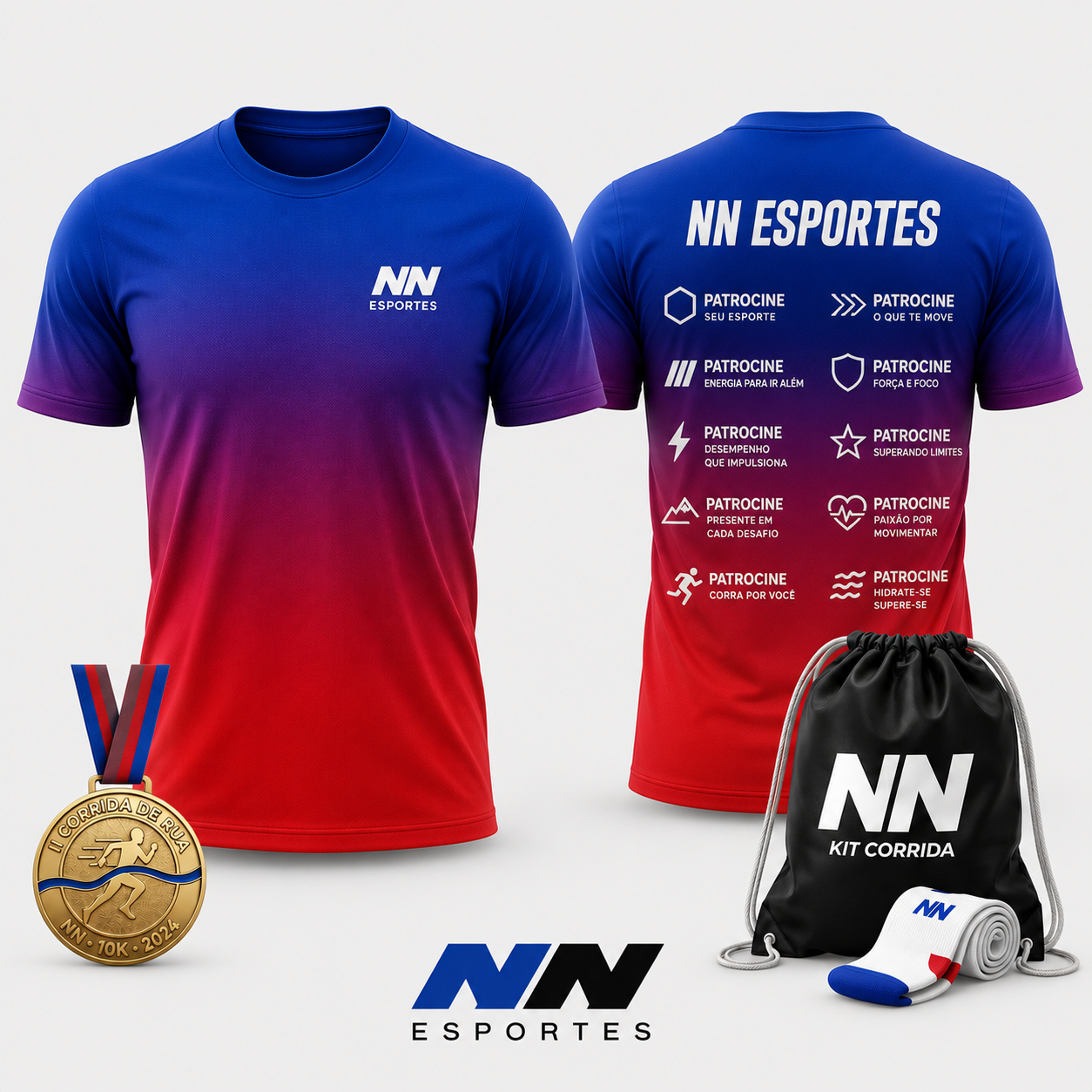 Kit corrida completo