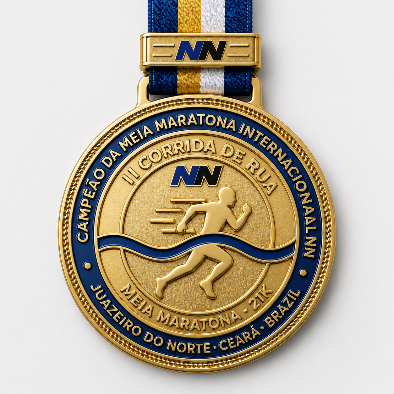 Medalha personalizada corrida de rua